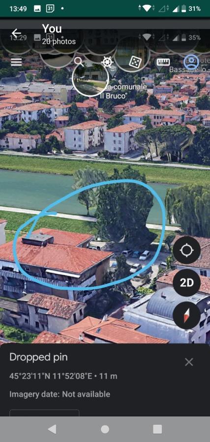Vicino Al Prato Della Valle Intero Appartamento Parcheggio Facile Di Fronte Padwa Zewnętrze zdjęcie