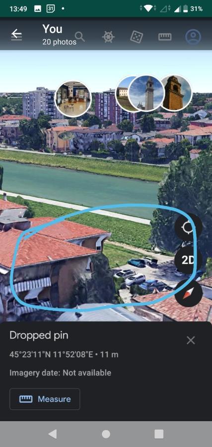 Vicino Al Prato Della Valle Intero Appartamento Parcheggio Facile Di Fronte Padwa Zewnętrze zdjęcie