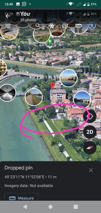Vicino Al Prato Della Valle Intero Appartamento Parcheggio Facile Di Fronte Padwa Zewnętrze zdjęcie